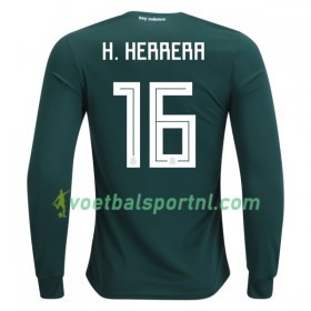 Mexico H.Herrera 16 Thuis Shirt WK voetbal 2018 L/S